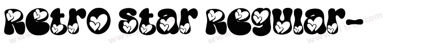 Retro Star Regular字体转换